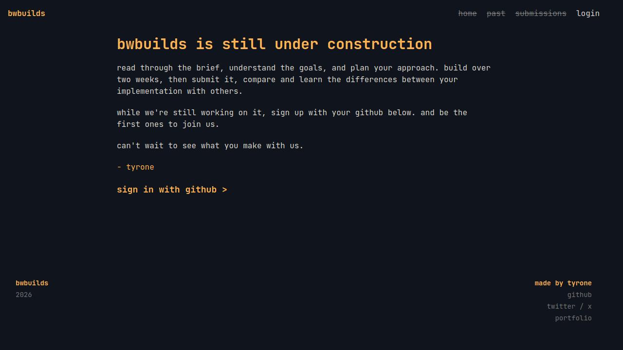 bwbuilds screenshot